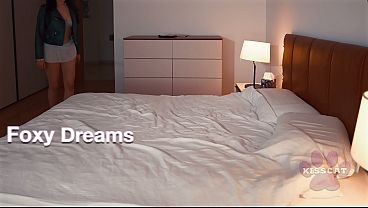 Don&rsquo;t Cum Inside! Step Brother Fucks Blindfolded Step Sister After the Club – Foxy Dreams & Mr.Cat